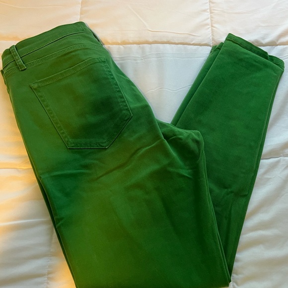 Banana Republic Darker Green Denim Skinny Jeans - Picture 2 of 4